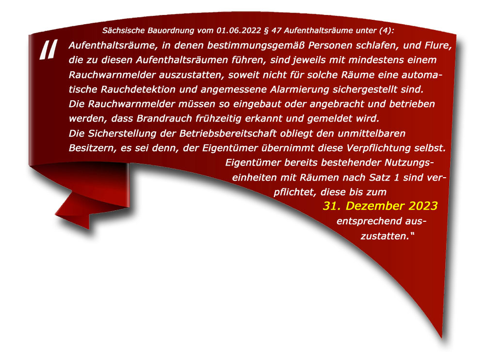 Auszug aus der Sächsischen BAuordnung § 47 (4)