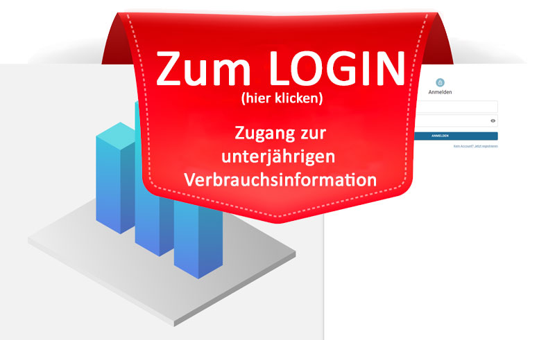 LOGIN zur unterjährigen Verbrauchsinformation